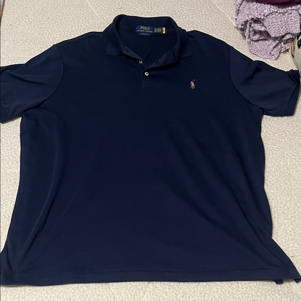 Polo by Ralph Lauren Men's Deep Blue Polo Shirt